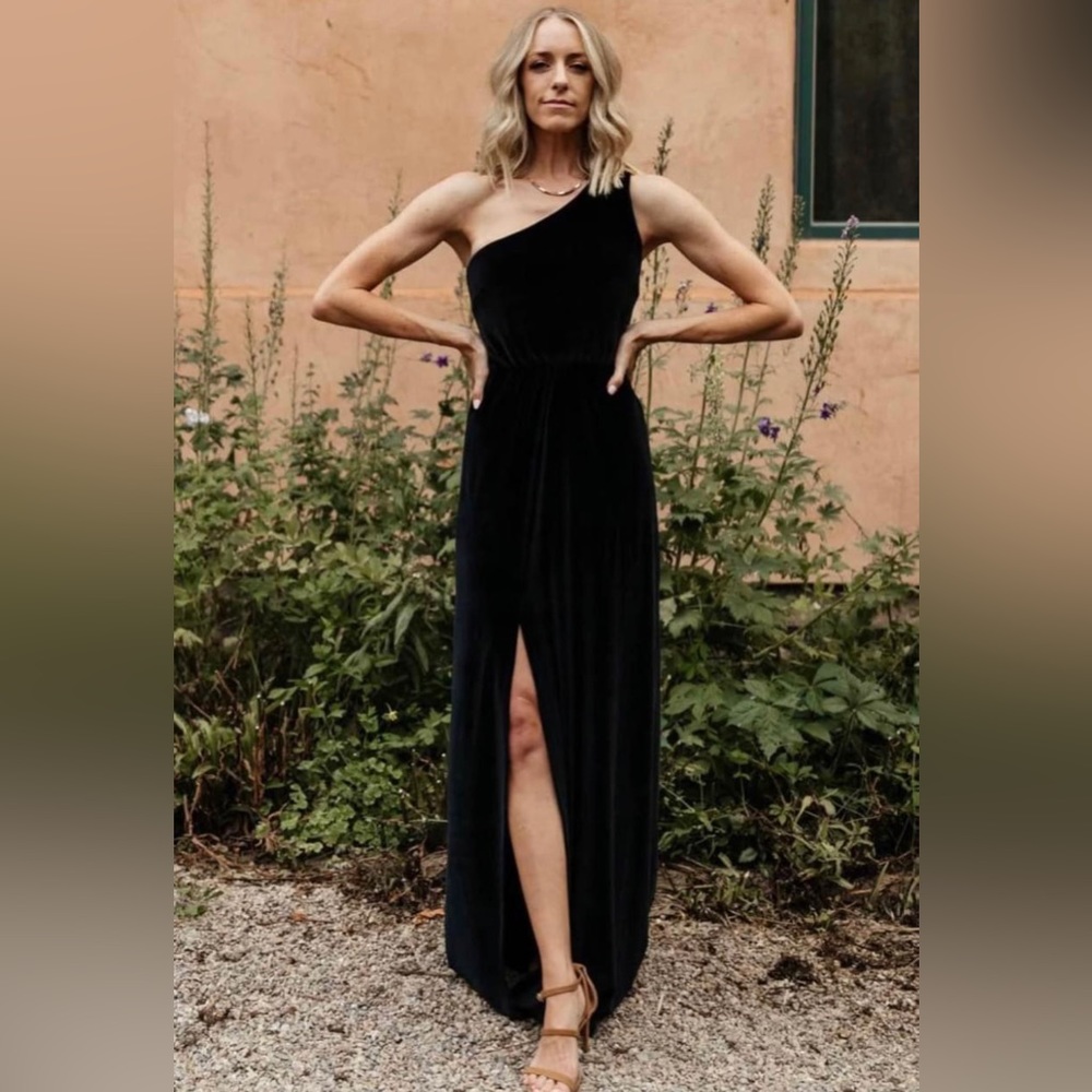 NWT Baltic Born Black Velvet Bridesmaid Dress